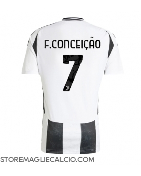 Juventus Francisco Conceicao #7 Maglia Gara Casa Repliche 2024-25